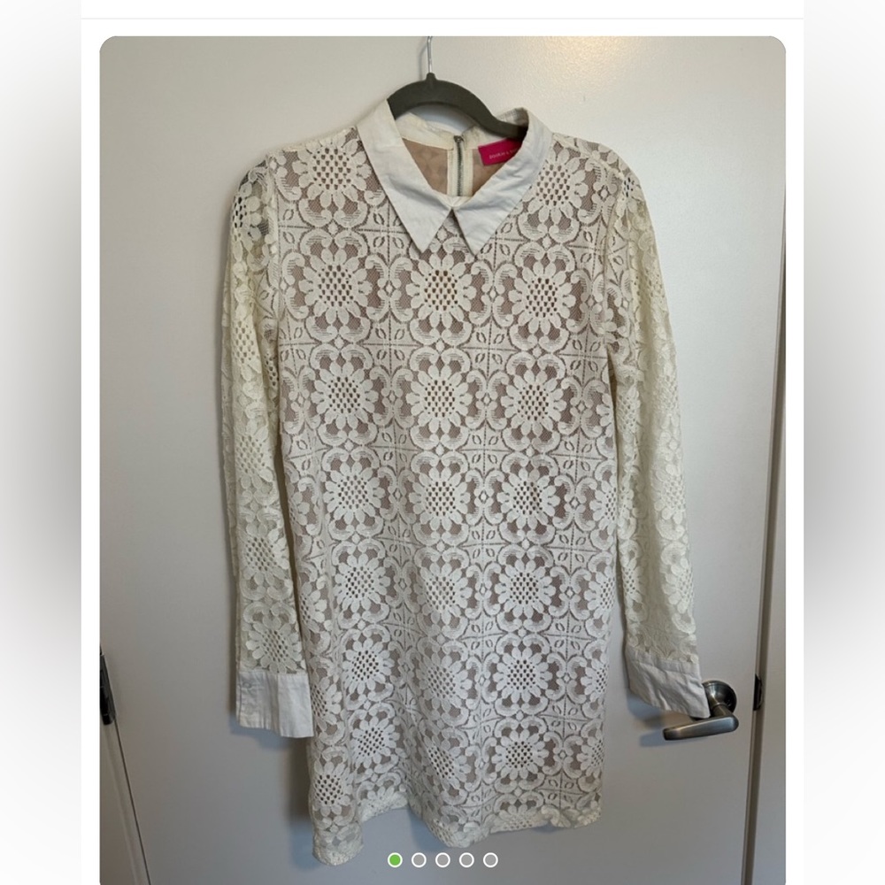 White lace dress by pookie and sebastian